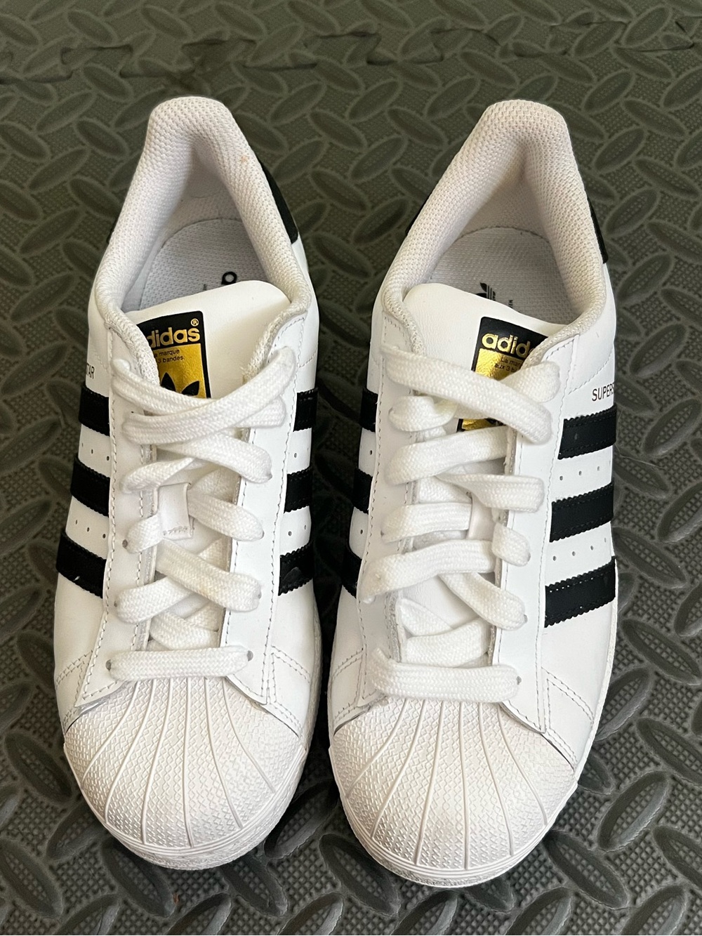 Adidas Women Superstar White & Black Sneakers